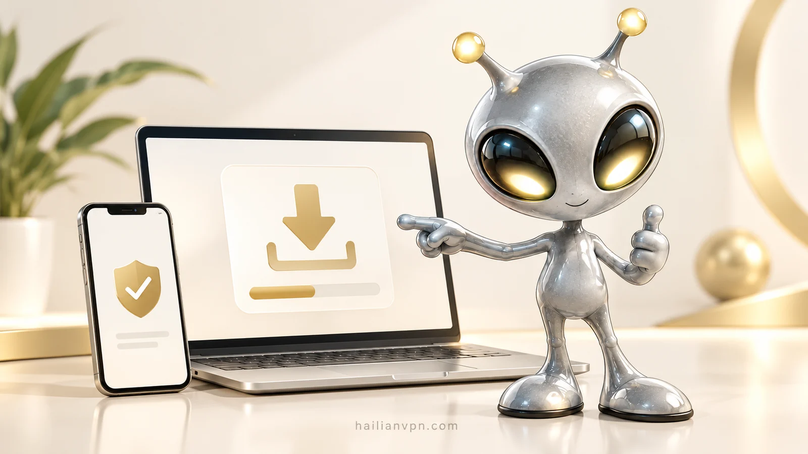 Download and connect to Hailian VPN: the first setup on each platform